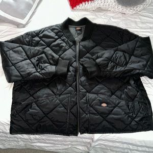 Black Dickies diamond quilted jacket
